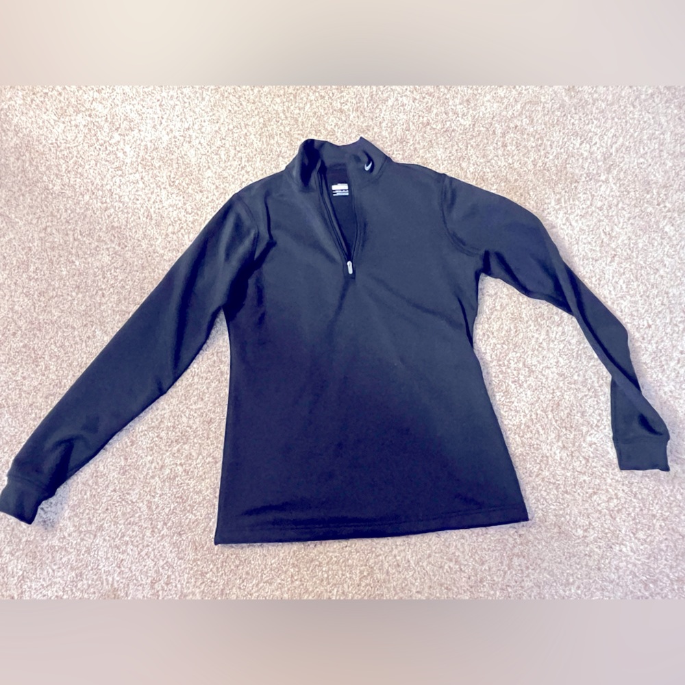Kids’ Nike FitDry Fleece-lined Pullover Black
